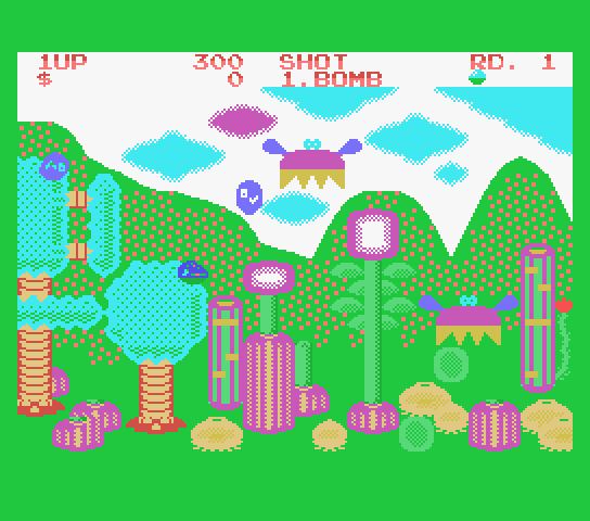 Fantasy Zone 1 screenshot 1 for MSX